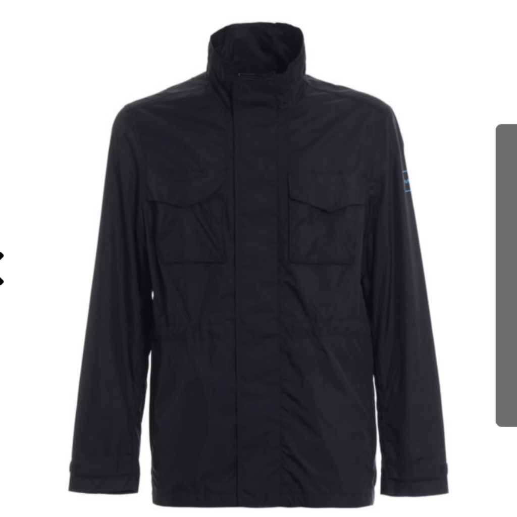 Michael Kors Travel Engineered Black Coat
